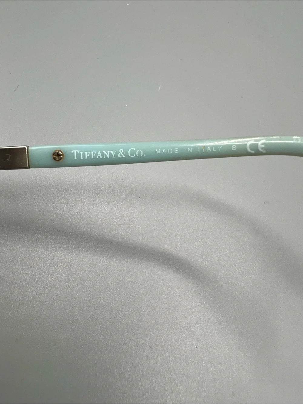 Tiffany & Co. Women’s Eyeglasses Brown Tortoise Tiffany Blue Crystal Frames